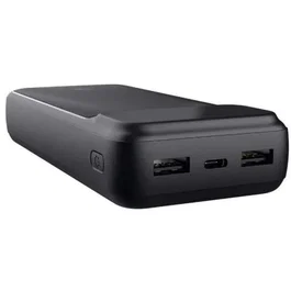 Trust Batería Externa Powerbank Avala 20000mAh 20W PD, 3 Puertos (USB-C/USB-A), Pantalla LED, Carga Rápida para Smartphone/Tablet